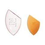 Real Techniques Étui de voyage Miracle Complexion Sponge +, éponge à mélanger pour fond de teint pour décoration de Noël,ensemble de 2 pièces