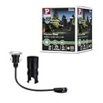 Paulmann 93951 Outdoor Plug&Shine Encastr&eacute;s Sol LED 2,5W, IP65, 3000K, 24V, 55 mm, Argent Acier inoxydable, Plastique