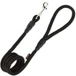 GOOBY Laisse en Maille – Noir, 1,2 m – Laisse en Maille Respirante de 1,2 m pour Petits Chiens avec Fermoir à Boulon – Laisse pour Chiens de Petite, Moyenne et Grande Taille