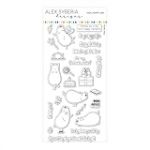 Alex Syberia Designs - Ensemble de tampons Hog Happy Day