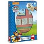 Multiprint Box 4 Timbres Enfants Paw Patrol, 100% Made in Italy, Tampons Enfants Personnalis&eacute;s, en Bois et Caoutchouc Naturel, Encre Lavable Non Toxique, Id&eacute;e Cadeau, Art.27903