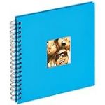 walther design Album Photo Bleu oc&eacute;an 26 x 25 cm Album Spirale avec d&eacute;coupe de Couverture, Fun SA-108-U