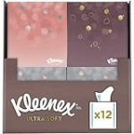 KLEENEX - Mouchoirs boîte cubique Ultra-soft (12 boîtes de 48 mouchoirs) - doux et soyeux qui laissent une sensation de bien-être sur la peau - Fabriqué en France