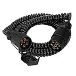 OROK - Prolongateur 7 Broches mâle/Femelle pour Prise remorque, rallonge remorque 7 Broches - 1 pièce - Plastique - Convient à Tous Types de véhicules - Accessoires universels pour remorque