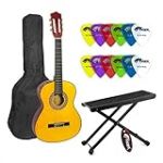 Mad About Guitare classique pour les étudiants – Taille 3/4 – Repose-pieds et médiators