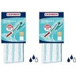 Leifheit Housse de Nettoyage Micro Duo pour Lave-Sol Picobello S, Housse de Rechange pour Tous Types de sols, Serpillère Lavable en Machine à Laver (Lot de 2)