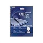 Landre 100050245 Lot de 10 blocs Collegeblock Office de 80 feuilles à arracher A4 blancModèle : Office - Bloc-notes - Format A4-80 feuilles lignées détachables