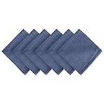 DII Serviettes de Table 100% Coton, Denim, 20 by 20-inch