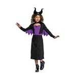 Disney | Costume Cruella Classic Enfant M/L | Déguisement Villains Officiel Noir Et Blanc | Tenue Halloween Disney Fille 5 À 10 Ans | Robe Et Accessoires Inclus | Costume Pour Fête Et Cosplay