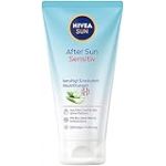 NIVEA SUN Gel Crème Après-Soleil Sensitive 175 ml, Lait après-soleil sans parfum pour peaux sensibles à action rafraîchissante et apaisante, Après soleil hydratant avec Aloe Vera Bio et antioxydants