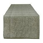 DII Chemin de Table, Coton, Sauge, 33 x 274 cm