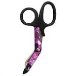 NCD Medical Stylemate Ciseaux Utilitaire Ribbons/Hearts Purple 5,5"