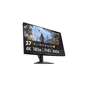 Alienware AW2725QF 27" 4K UHD (3840x2160) Écran PC Gaming, 360Hz, Fast IPS, 0.5ms, Compatible NVIDIA G-Sync, 95% DCI-P3, HDR600, Dolby Vision, USB-C, DisplayPort, 2X HDMI, 4X USB, Garantie 3 Ans