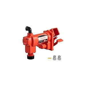 VEVOR Pompe Transfert Carburant 230 V CA Pompe de Transfert Diesel &Eacute;lectrique 57 L/min, Hauteur d'Aspiration Max 2,4 m, Hauteur de Refoulement Max 11,28 m, pour Essence, K&eacute;ros&egrave;ne, Biodiesel, &Eacute;thanol