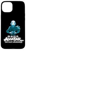 Avatar Aang Flèche Lumineuse Pose de Flexion d'air Lumière Bleue Coque pour iPhone 15 Plus