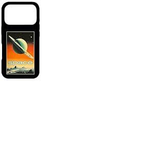 Retro Future American Space Program Inspired SciFi Graphic Coque pour iPhone 17 Pro