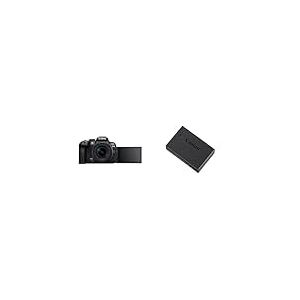 Canon EOS R10 Appareil Photo Hybride Format APS-C 242 Mpix Noir + Objectif RF-S 18-150mm F35-63 is STM Noir & Batterie LP-E17 Officiel pour EOS RP EOS M6 Mark II EOS 850D