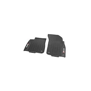 Audi Lot de 2 Tapis de Sol en Caoutchouc 4M8061221A041 - Toutes Saisons - Noir/Rouge - avec Inscription SQ8