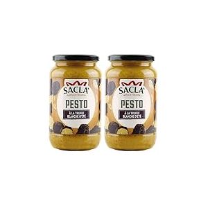 Saclà Pesto à la Truffe Blanche d'Été, 570g - Saclà (Lot de 2)
