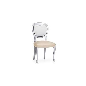 Eysa Housse de Chaise Extensible sans Dossier écru Lot de 2 Design Luz