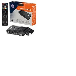 Humax - Décodeur numérique terrestre DVB-T2 HD-2023T2 Digimax Nano avec télécommande 2 en 1 pour contrôler Le téléviseur
