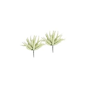 Erikabusch Lot de 2 Plantes décoratives en bruyère Artificiel - 25 cm - Plante décorative comme Un véritable Bouquet - Décoration de Table - Plante d'automne - Bouquet Floral