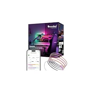 Nanoleaf Bande LED WiFi mat dégradé 5 m, écran intelligent et synchronisation de la musique, 300 LED RVB IC Addressable, contrôle avec application et voix (Alexa Siri Apple Google Home) Gaming Party