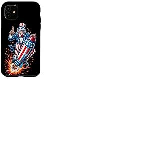 Fus&eacute;es patriotiques pour Les Amateurs d'espace et de Feux d'artifice en Couleur am&eacute;ricaine Coque pour iPhone 11