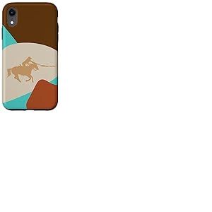 Adorable rod&eacute;o Country et Western pour Les Amateurs de Chevaux et Les Cowgirl Coque pour iPhone XR