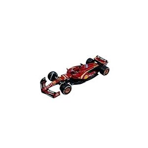Bburago - F1 Ferrari SF-24 Monza GP 2024#16 Charles Leclerc, Voiture Miniature 1:43, r&eacute;plique de la gagnante du GP d&rsquo;Italie, &eacute;dition sp&eacute;ciale Monza, Licence Ferrari, &acirc;ge 36+ Mois