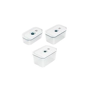 ZWILLING Fresh & Save Lot de 3 Boîtes de Conservation sous Vide (Taille S, M et L), en Plastique, La Mer