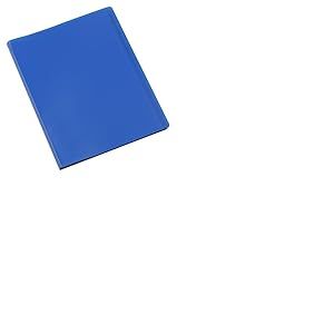 Viquel - Protège documents souple - Reliure Format A4 - Porte vues 120 Vues (60 pochettes) Essentiel - Pochettes transparentes et lisses - Fabrication française - Bleu