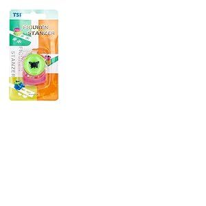 TSI Perforatrice à motif papillon II - Dimensions : 4 x 3 x 4,5 cm - Diamètre de la perforation : environ 18 mm - Idéal pour le papier et le carton - Référence : 49658-W-2