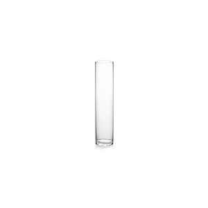 WGVI Vase cylindrique, 10,2 x 45,7 cm (l x H), r&eacute;cipient Floral, Support de Bougie en Verre, Pot de Fleurs pour Centre de Table, Terrarium pour f&ecirc;te de Mariage, &eacute;v&eacute;nement, d&eacute;coration de Bureau &agrave;