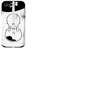 Violon Dessin Violoncelle Instrument de musique Coque pour iPhone SE (2020) / 7 / 8