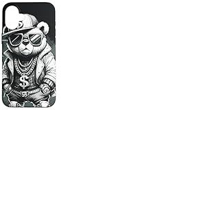 Hip Hop Ours Cool Streetwear Swag Coque pour iPhone 16 Plus