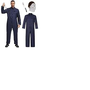 Michael Myers RA002XL Masque et Kinfe pour adulte D&eacute;guisement d'Halloween effrayant Masques d'horreur Killer Accessoires de cosplay