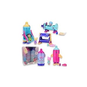 #sbabam Baby Love Baby Bottle Funny Box, Pack 2 Playsets. Trouver Toboggan et balan&ccedil;oire et Autres, avec poup&eacute;e, Serviette et Accessoires, pour Enfants 3 Ans
