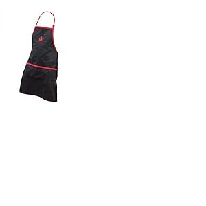 Char-Broil 140 517 - Tablier de cuisson, noir/rouge.