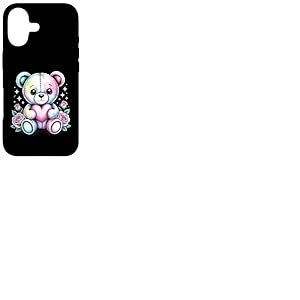 Adorable Ours en Peluche avec c&oelig;ur et Roses Coque pour iPhone 17
