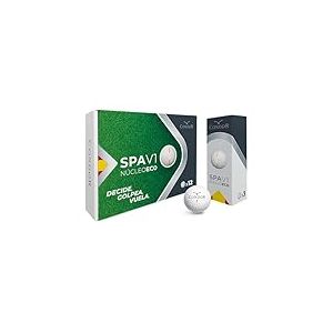 CONDOR Bola Golf Pack 12 Balle Unisex-Adult, Blanc, Une Taille