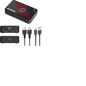 AVerMedia 4K HDMI Capture Card pour Le Streaming, PS5, Xbox, Switch, P&eacute;riph&eacute;rique de Capture USB 3.2 pour Twitch, OBS, Discord, Enregistrement &agrave; Faible Latence, GC553Pro Live Gamer Ultra S