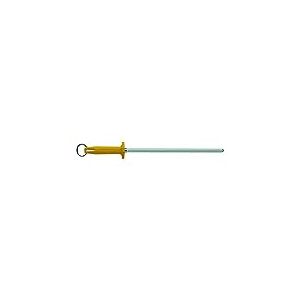 Starrett Acier à aiguiser avec finition moletée 300 mm, poignée jaune (BKY407-12)