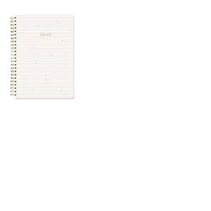 Letts of London Stripes Agenda scolaire semainier 2024/2025 Rose Format A5