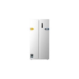 Cecotec Réfrigérateur Américain CoolMarket SBS 430 Inox E. 2 Portes, Side by Side 430 L, Hauteur 176 cm et Largeur 84 cm, Multi Air Flow System, Total No Frost, Motor Inverter Plus