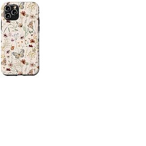Fleur sauvage papillon amoureux fleur d'été Coque pour iPhone 11 Pro