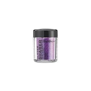 Paillettes à saupoudrer corps et visage - Stargazer - couleur : violet - fluorescent sous lumière noire (UV)