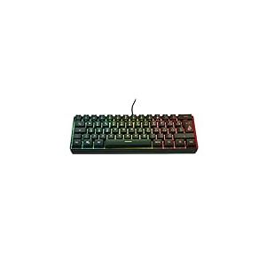 SureFire Kingpin X1 Clavier de Jeu Italien 60% Clavier multimédia de Jeu Petit et Mobile, Clavier RVB avec éclairage, 25 Touches Anti-ghosting, Disposition Italienne QWERTY