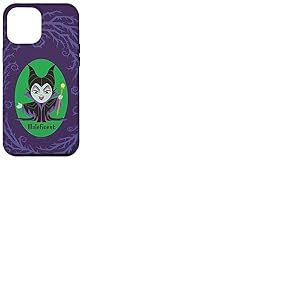 Coque pour iPhone 12 Pro Max Disney Villains Kawaii Maléfique Chibi Violet