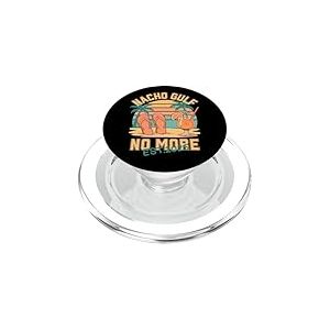 Nacho Gulf No More Est.2025 Design rétro Amusant pour Homme et Femme PopSockets PopGrip pour MagSafe